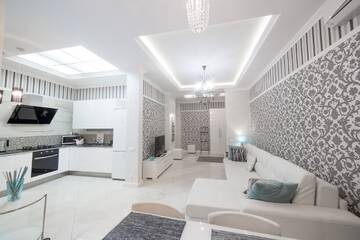 Апартаменты Делюкс с 1 спальней: ул. Свердлова, 24 в Апартаментах Royal Apartments Minsk